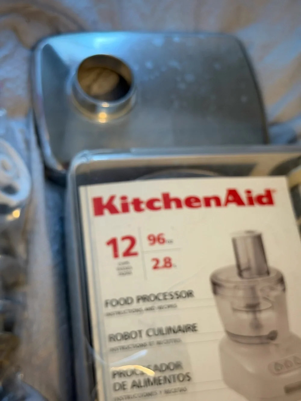 KitchenAid Model KFP750 Mixer Attachments